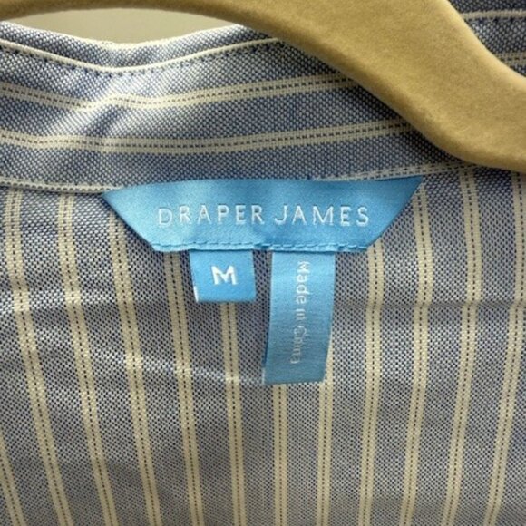 Draper James Striped Button-Down Shirt Dress - Picture 3 of 5